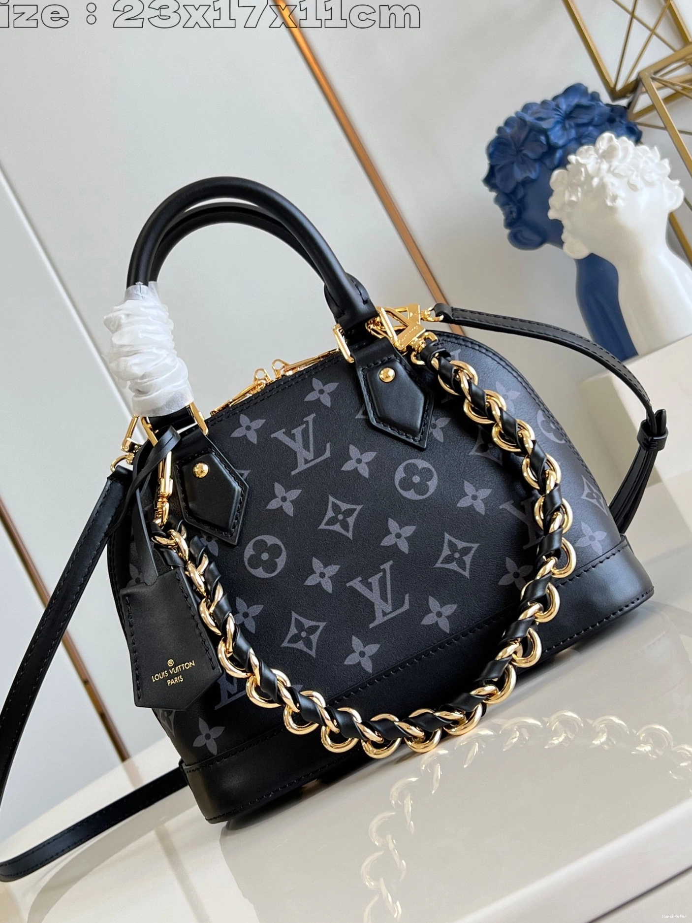 VUITTON BB-23.5*17.5*11.5cm LOUIS ALMA 0813